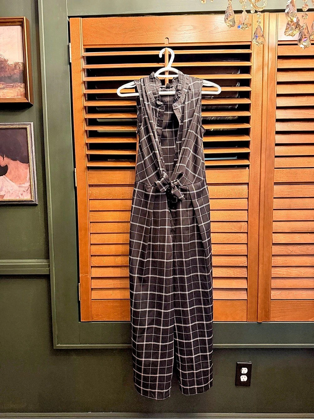 Simply Vera Jumpsuit checkered jumpsuit